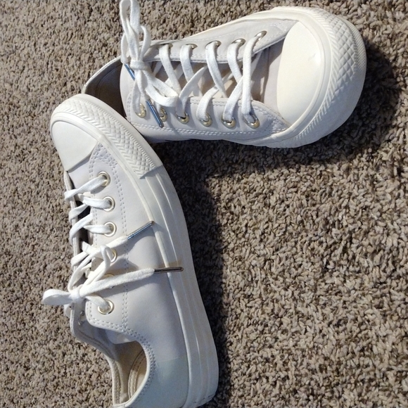 Leather Converse All Star sneakers size 6.5 - Picture 6 of 11